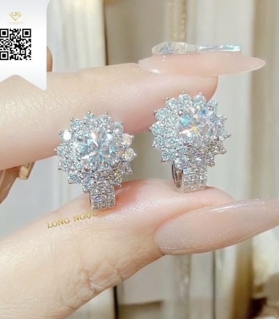 Bông Tai Kim Cương B2919 Dương Trần Daimond