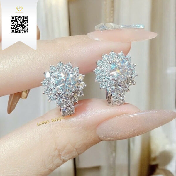 Bông Tai Kim Cương B2919 Dương Trần Daimond