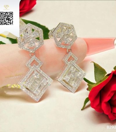 Bông Tai Kim Cương B2921 Dương Trần Daimond
