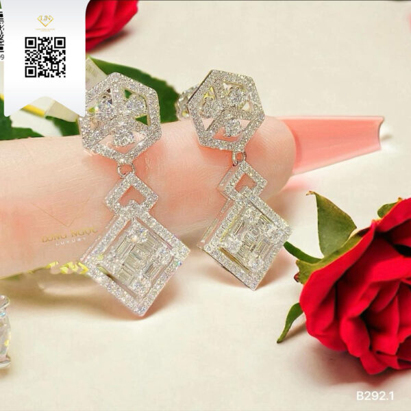 Bông Tai Kim Cương B2921 Dương Trần Daimond