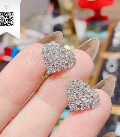 Bông Tai Kim Cương B29518 Dương Trần Daimond