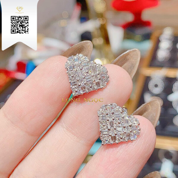 Bông Tai Kim Cương B29518 Dương Trần Daimond