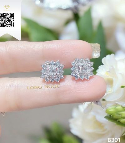 Bông Tai Kim Cương B301 Dương Trần Daimond