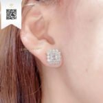 Bông Tai Kim Cương B301 Kim Cương Giá Tốt