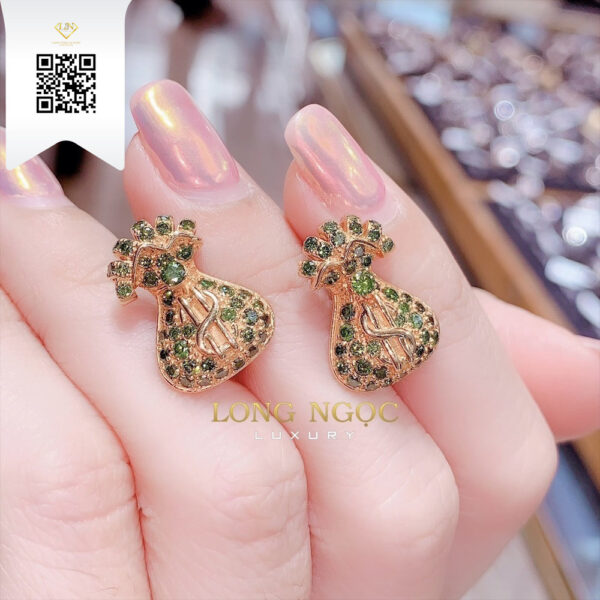 Bông Tai Kim Cương B30228 Dương Trần Daimond