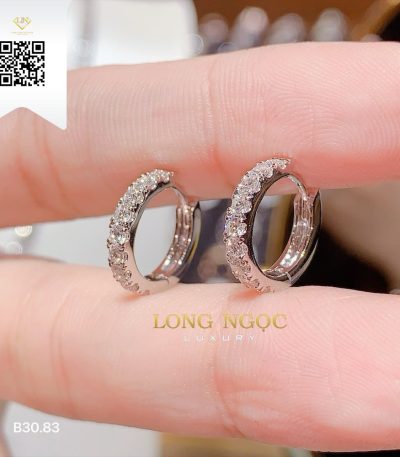 Bông Tai Kim Cương B3083 Dương Trần Daimond