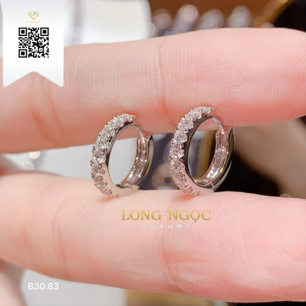 Bông Tai Kim Cương B3083 Dương Trần Daimond