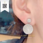 Bông Tai Kim Cương B3231 Kim Cương Giá Tốt