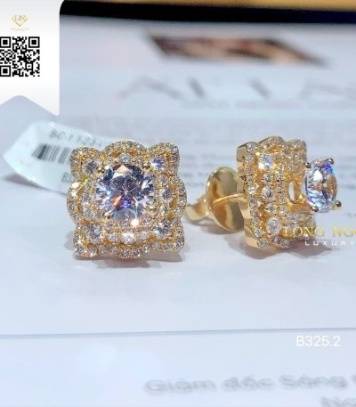 Bông Tai Kim Cương B3252 Dương Trần Daimond