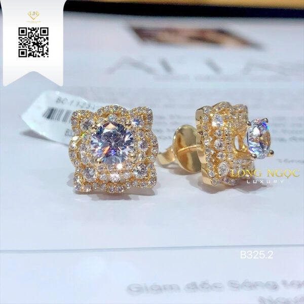 Bông Tai Kim Cương B3252 Dương Trần Daimond