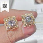Bông Tai Kim Cương B3252 Trần Dương Daimond Long Ngọc Luxury