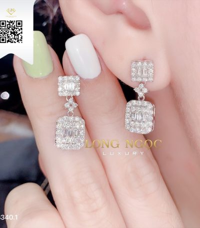 Bông Tai Kim Cương B3401 Dương Trần Daimond