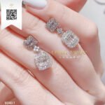 Bông Tai Kim Cương B3401 Kim Cương Giá Tốt