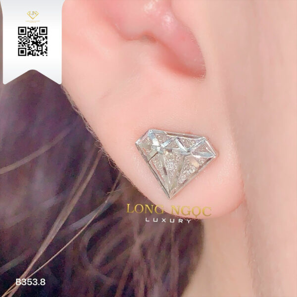Bông Tai Kim Cương B3538 Dương Trần Daimond