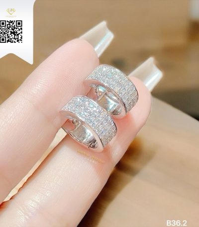 Bông Tai Kim Cương B362 Dương Trần Daimond