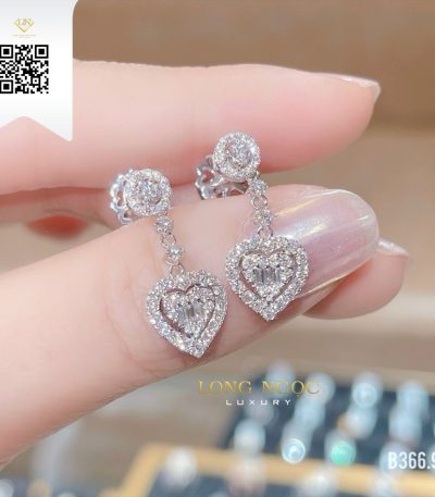 Bông Tai Kim Cương B3669 Dương Trần Daimond