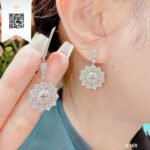 Bông Tai Kim Cương B368 Kim Cương Giá Tốt