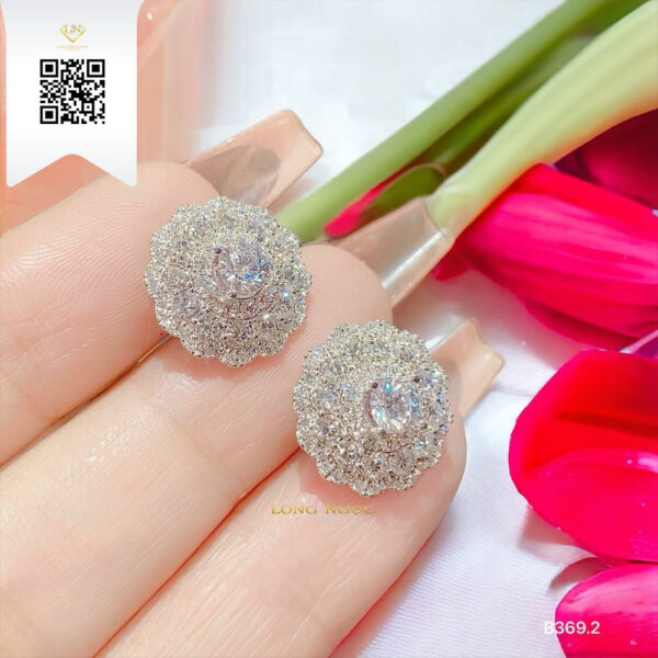 Bông Tai Kim Cương B3692 Dương Trần Daimond