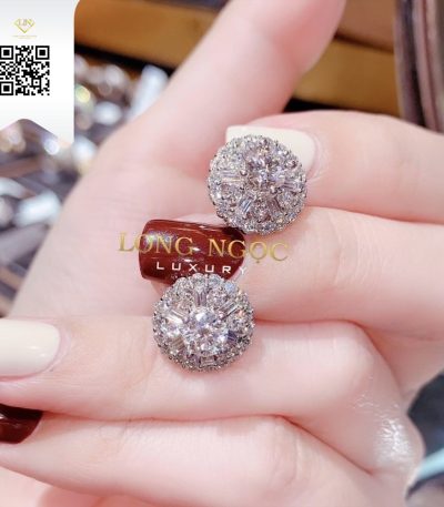 Bông Tai Kim Cương B3783 Dương Trần Daimond