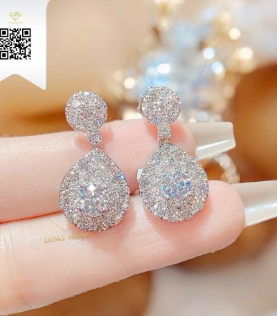 Bông Tai Kim Cương B3813 Dương Trần Daimond