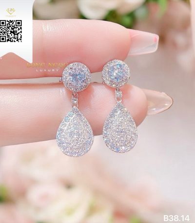 Bông Tai Kim Cương B3814 Dương Trần Daimond