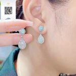 Bông Tai Kim Cương B3814 Kim Cương Giá Tốt
