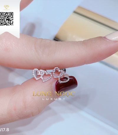 Bông Tai Kim Cương B4178 Dương Trần Daimond