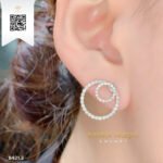 Bông Tai Kim Cương B4213 Trần Dương Daimond Long Ngọc Luxury