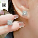 Bông Tai Kim Cương B4231 Trần Dương Daimond Long Ngọc Luxury