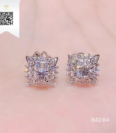 Bông Tai Kim Cương B4264 Dương Trần Daimond