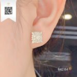 Bông Tai Kim Cương B4264 Long Ngọc luxury