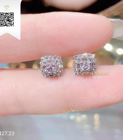Bông Tai Kim Cương B42723 Dương Trần Daimond