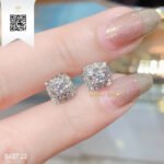 Bông Tai Kim Cương B42723 Trần Dương Daimond Long Ngọc Luxury
