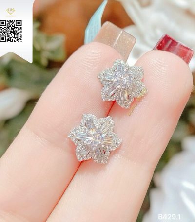 Bông Tai Kim Cương B4291 Dương Trần Daimond