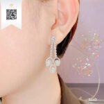Bông Tai Kim Cương B442 Kim Cương Giá Tốt