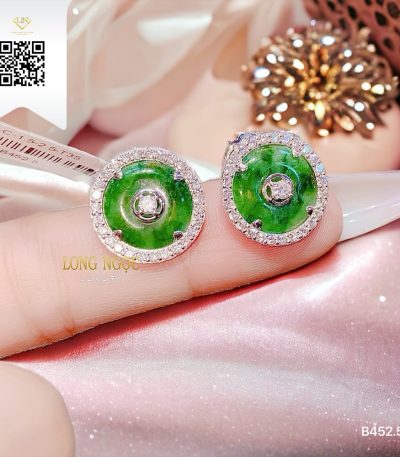 Bông Tai Kim Cương B4525 Dương Trần Daimond