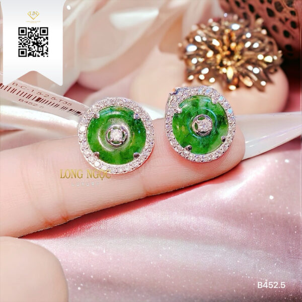 Bông Tai Kim Cương B4525 Dương Trần Daimond