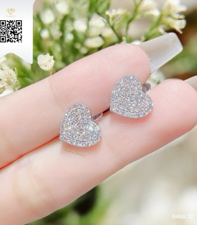 Bông Tai Kim Cương B46832 Dương Trần Daimond