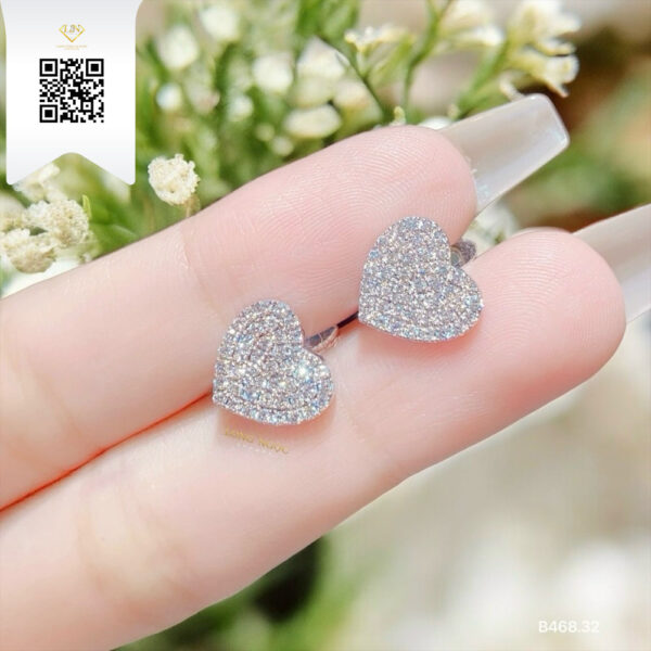 Bông Tai Kim Cương B46832 Dương Trần Daimond