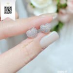 Bông Tai Kim Cương B46841 Kim Cương Giá Tốt