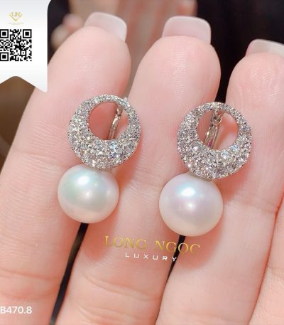 Bông Tai Kim Cương B4708 Dương Trần Daimond