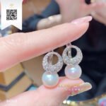Bông Tai Kim Cương B4708 Kim Cương Giá Tốt