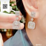 Bông Tai Kim Cương B4752 Kim Cương Giá Tốt