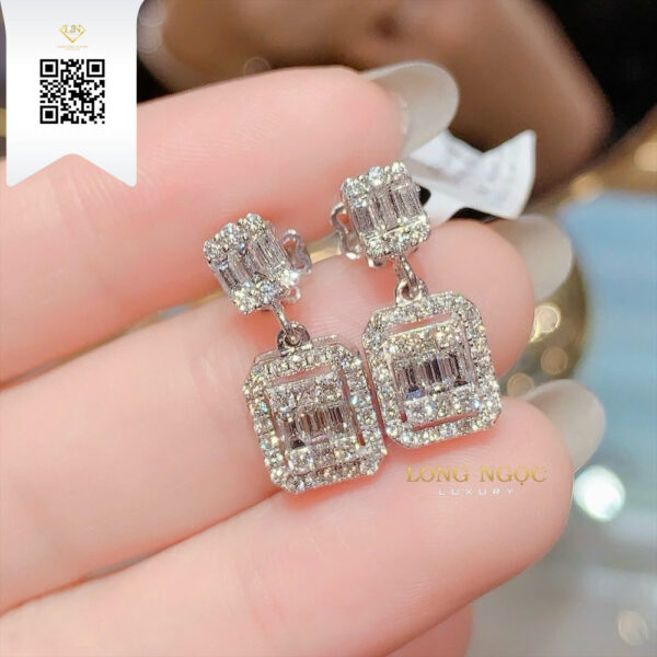 Bông Tai Kim Cương B476 Dương Trần Daimond