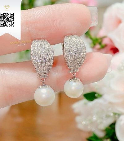 Bông Tai Kim Cương B4813 Dương Trần Daimond