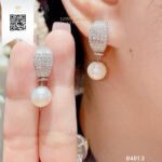 Bông Tai Kim Cương B4813 Trần Dương Daimond Long Ngọc Luxury