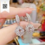 Bông Tai Kim Cương B4854 Kim Cương Giá Tốt