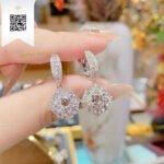 Bông Tai Kim Cương B4854 Trần Dương Daimond Long Ngọc Luxury