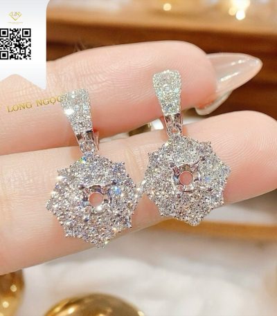 Bông Tai Kim Cương B4855 Dương Trần Daimond