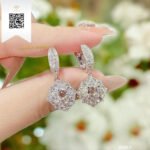 Bông Tai Kim Cương B4855 Kim Cương Giá Tốt